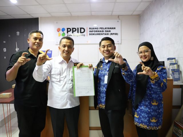 Monev Tahun 2023, Diskominfo Kota Tangerang Sambut Tim Penilai Komisi Informasi Provinsi Banten